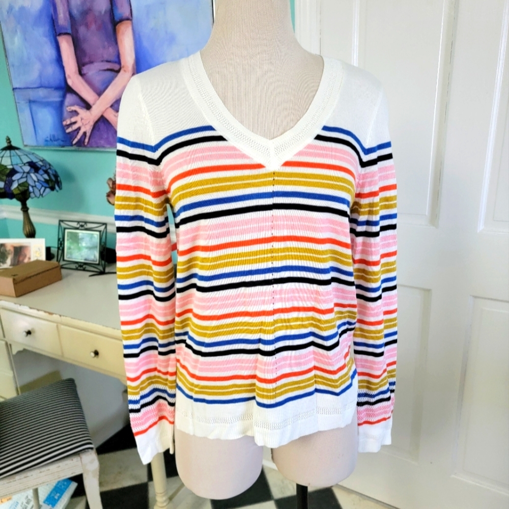 Anthro "Skies Are Blue" Sweater